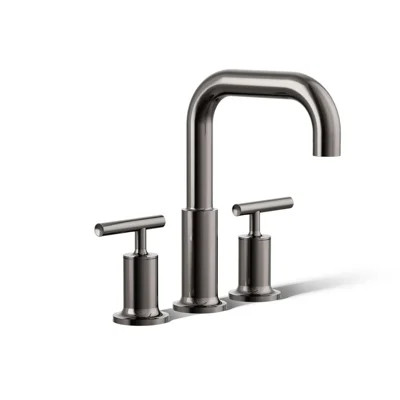 Purist for Two Deck-Mount Bath Faucet Trim for High-Flow Valve with Lever Handles, Valve Not Included | Wayfair North America