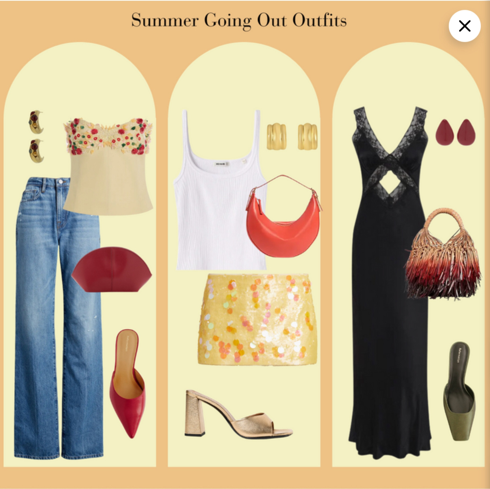 Summer going out outfit 

#LTKSeasonal #LTKFindsUnder100 #LTKStyleTip