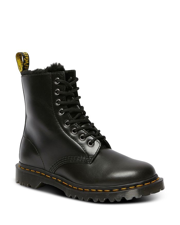 Women's 1460 Faux Fur Lined Combat Boots | Bloomingdale's (US)