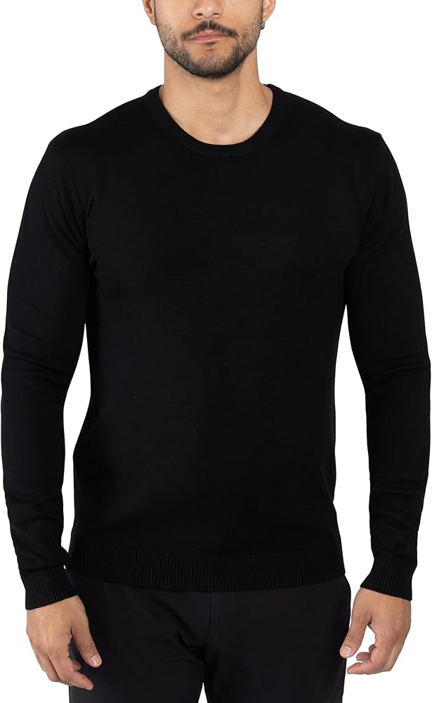 X RAY Mens Crew Neck Sweater Slim Fit Midweight Pullover Sweater for Men for Casual Dressy Wear (... | Amazon (US)