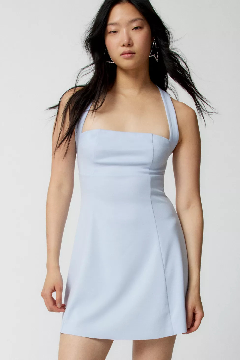 UO Tibby Strappy-Back Mini Dress | Urban Outfitters (US and RoW)