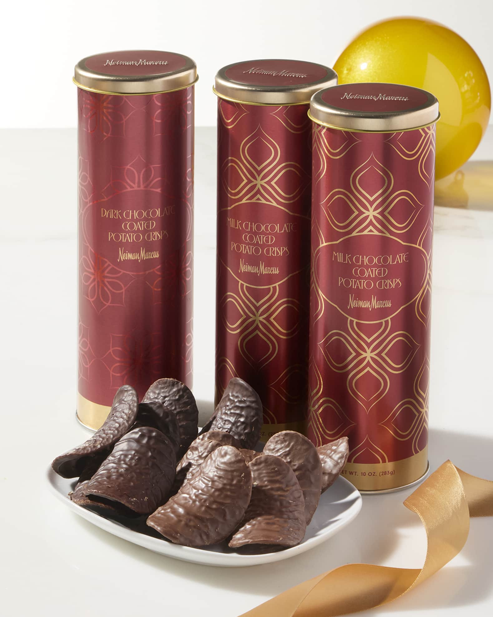 Neiman Marcus Chocolate-Covered Potato Crisp Trio | Neiman Marcus