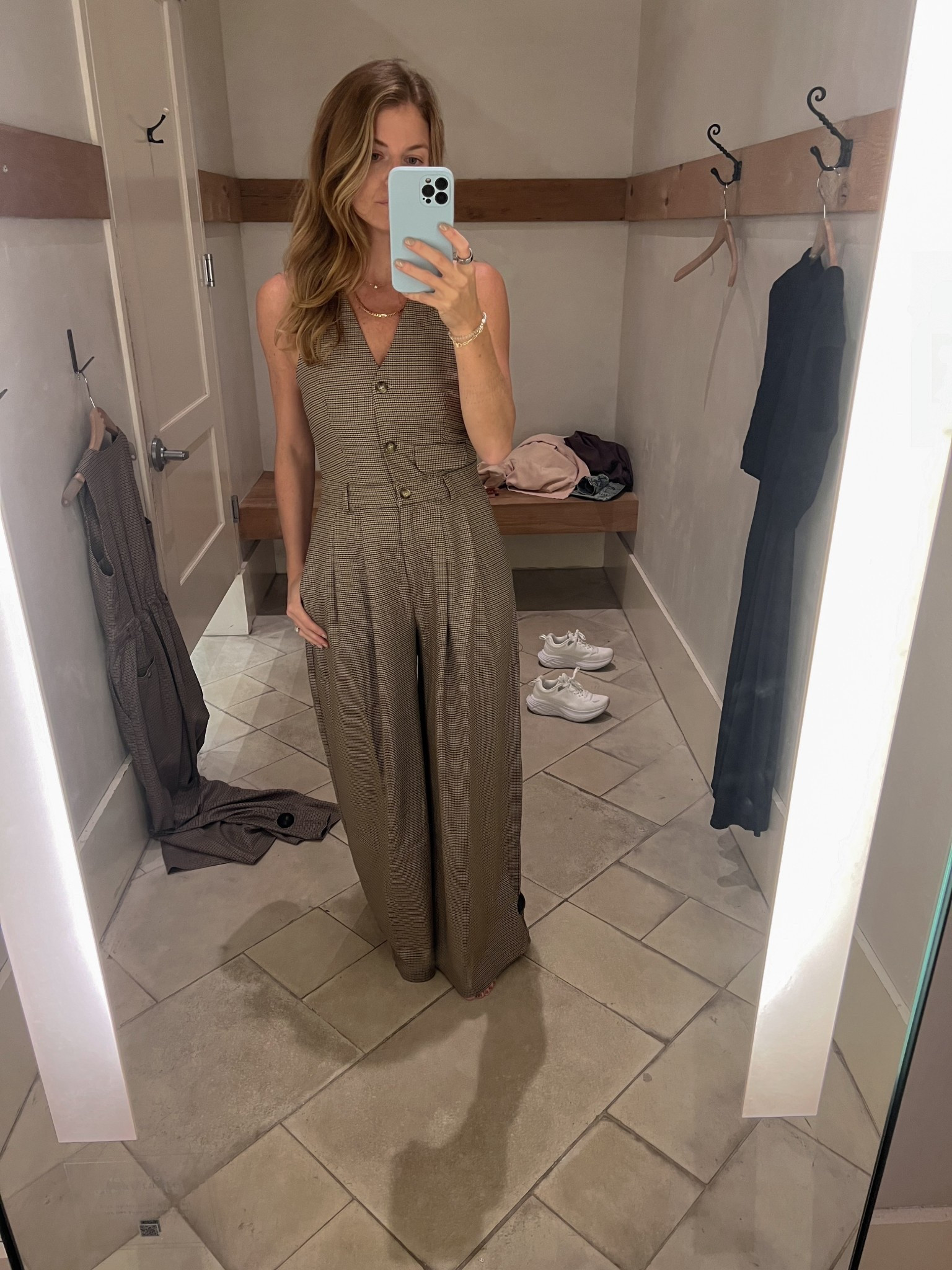 OBSESSED with this jumpsuit! It is so flattering and versatile. Perfect for the office with a form fitting long sleeve shirt and heels or loafers, a night out with a lace long sleeve shirt and booties, or paired with sneakers or flats for brunch with your friends. This is a great staple for any closet 🤎

#LTKStyleTip #LTKootd #LTKCyberWeek