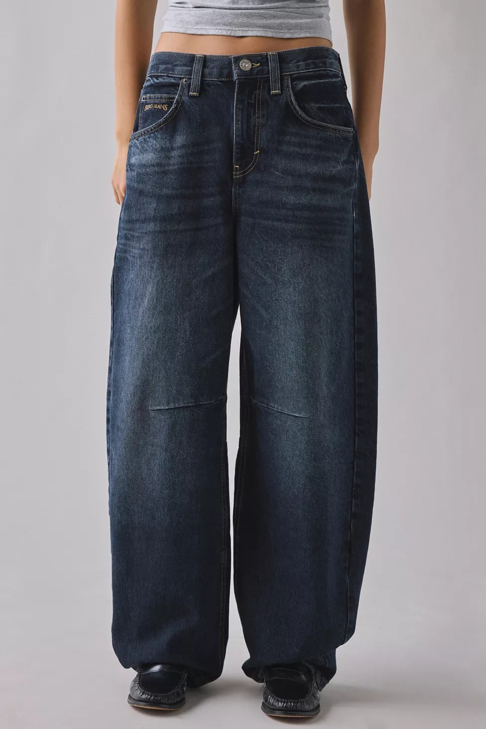 BDG Logan Buckle Baggy Barrel Jean | Urban Outfitters (US and RoW)