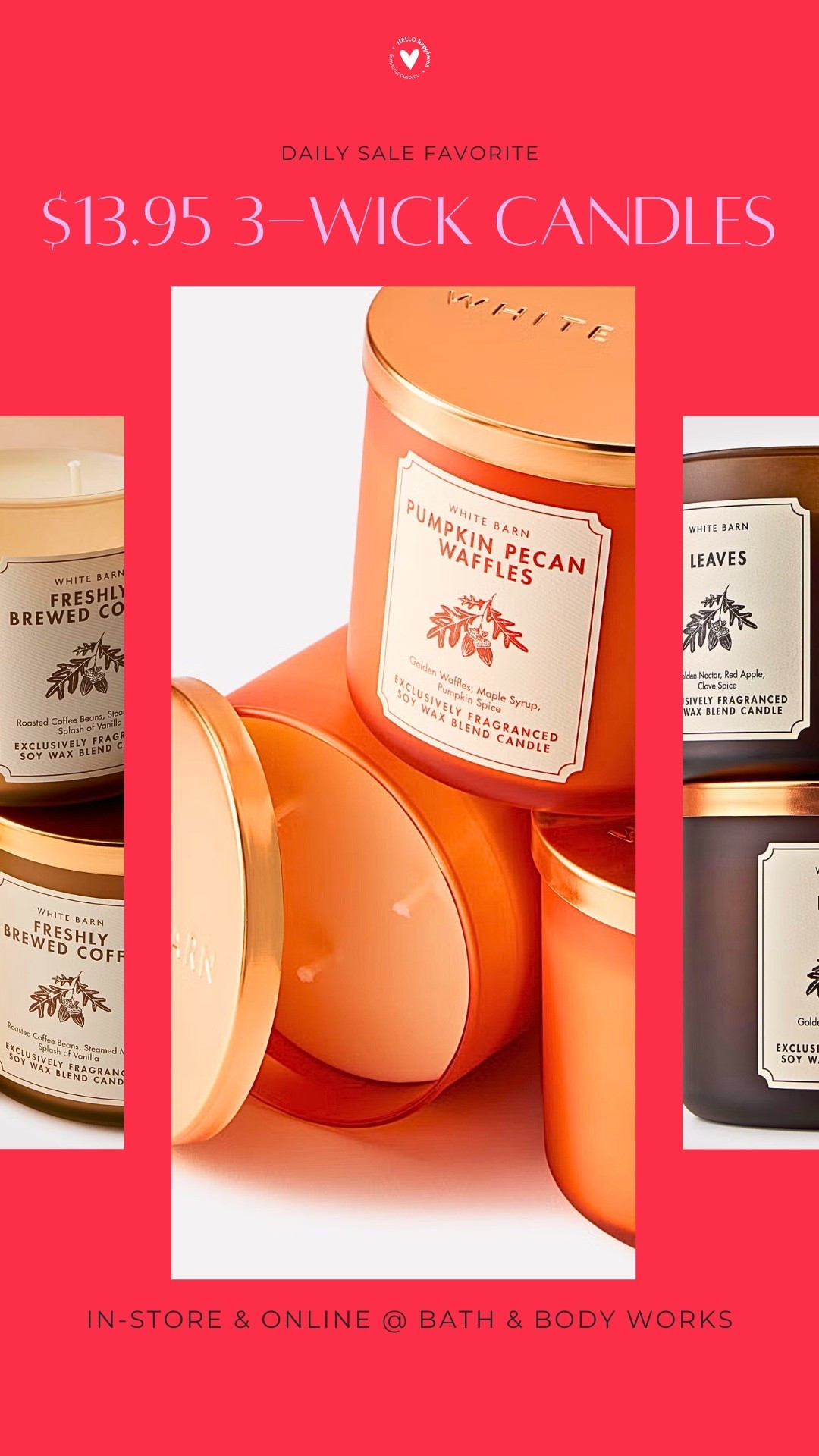 Candle stock-up time 🕯️🍂 3-wicks are just $13.95—aka the perfect excuse to grab all the cozy fall scents!

#LTKSeasonal #LTKHome #LTKSaleAlert