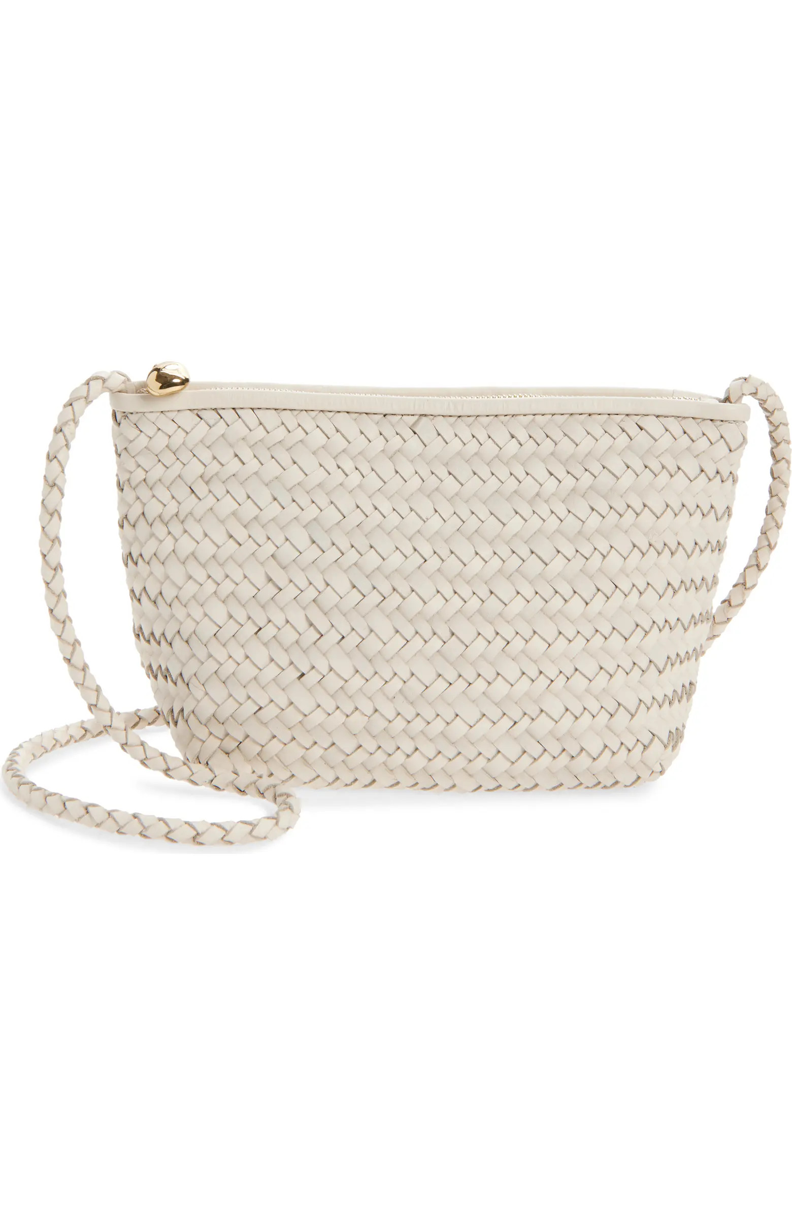 The Signature Woven Leather Crossbody Bag | Nordstrom