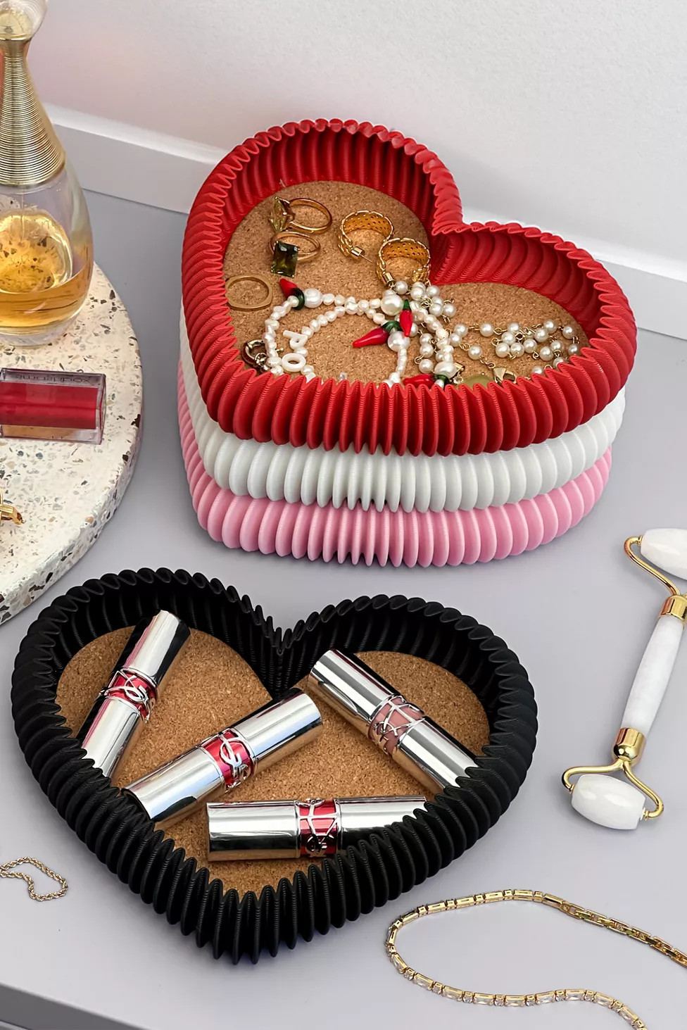 Me Make Pretty Heart Stacking Tray | Urban Outfitters (US and RoW)