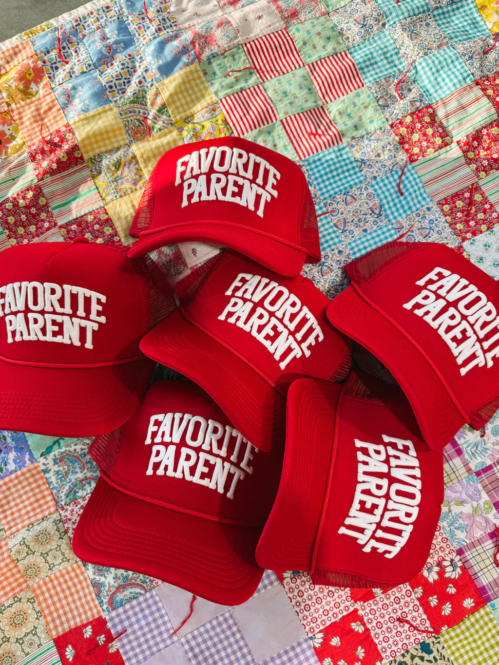 ETTA OG | favorite parent trucker hat - red | Etta+East