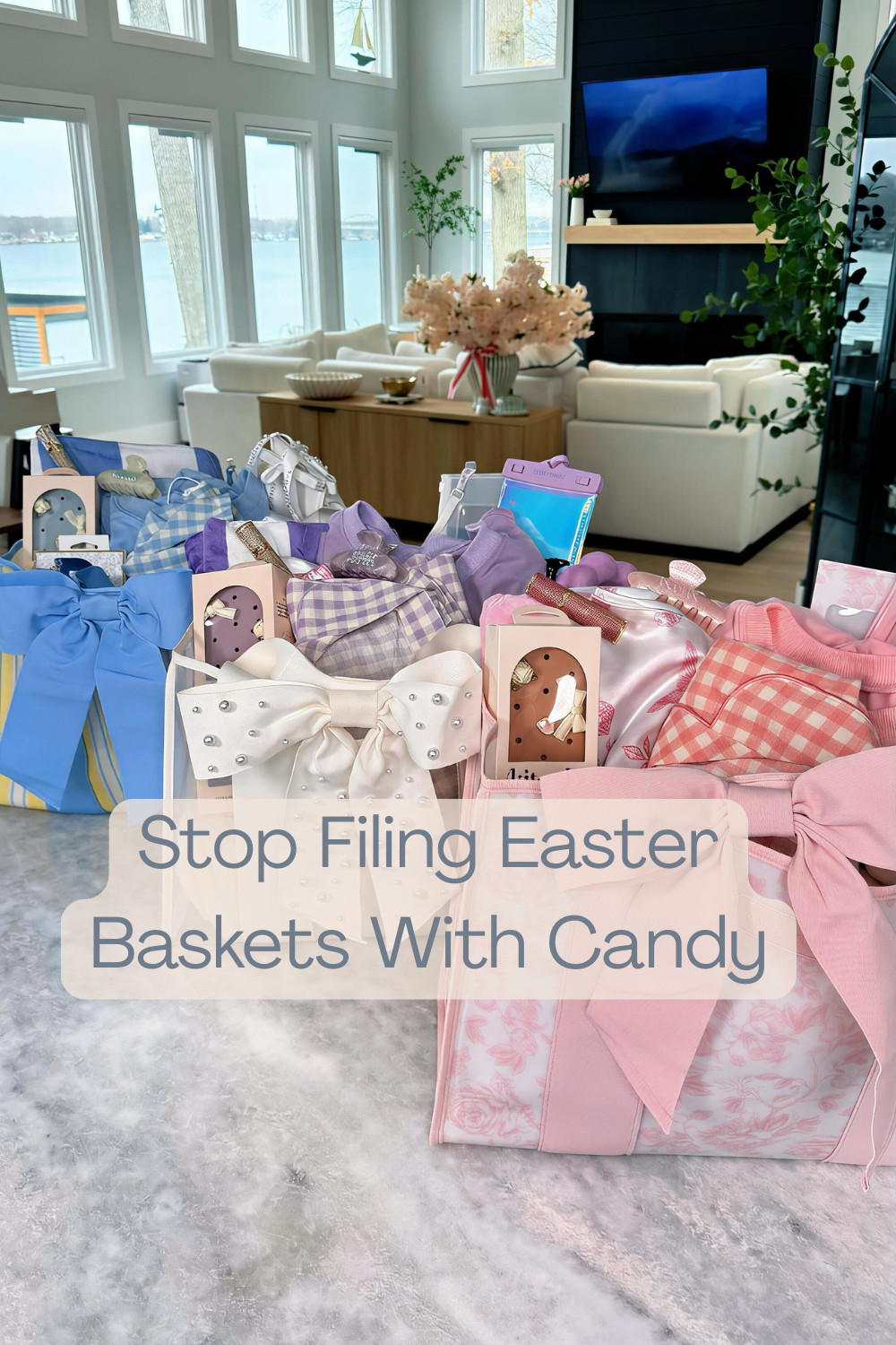 Follow @TheShannyKate_Style for simple, elevated gift ideas you can recreate at home

Stop filling Easter baskets with candy 

I used to load them with sweets that barely got touched. Half of it sat around, got thrown out or I eat it 

Now I build a basket my daughters will use all season, but I gear it towards summer. 

I start with a beach bag instead of a basket. It holds everything and becomes part of the gift.

This year I fill it with:
• Cute pajamas and silk pillowcases
• A brush with detachable gems 
• Hempz body lotion
• Waterproof phone lanyards
• Personalized hair clips and a bubble headband
• Travel perfume and a cozy loungewear set
• Beach towels and a bathing suit to finish it off

It feels more thoughtful, lasts longer, it’s healthier, and still feels fun to open. 

 #LTKmomlife #LTKSeasonal #LTKKids