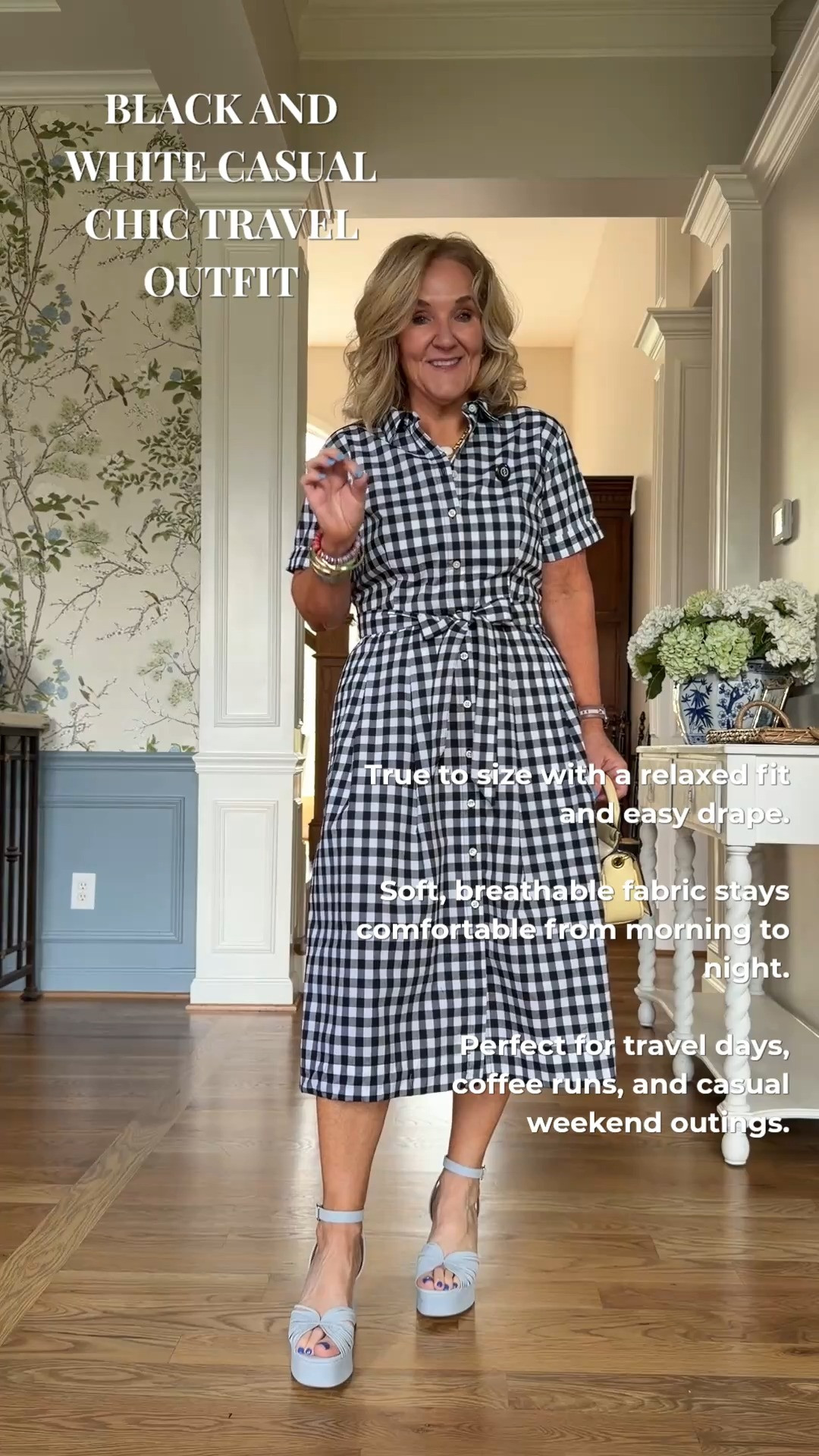 Tap the bell 🔔, heart ❤️ this post, and save for later!

If you want something comfortable without looking too casual, this is the kind of outfit you’ll keep reaching for.

The soft drape skims comfortably without clinging or pulling.
Breathable fabric keeps it easy to wear all day.
The timeless black-and-white pattern pairs effortlessly with basics you already own.

Runs true to size with a relaxed, easy fit.

Ideal for travel days, errands, coffee runs, or casual weekend plans.

Easy to style now and wear season after season. 

 #LTKootd #LTKSeasonal #LTKOver40
