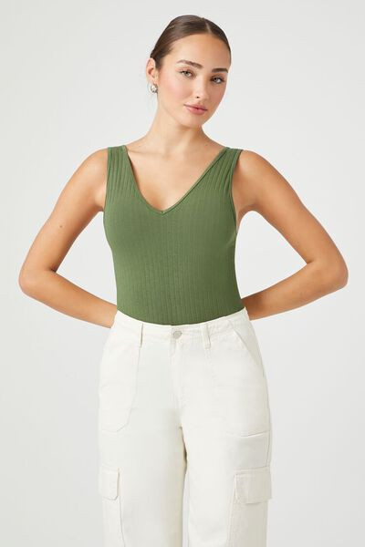 Seamless Ribbed Tank Bodysuit | Forever 21