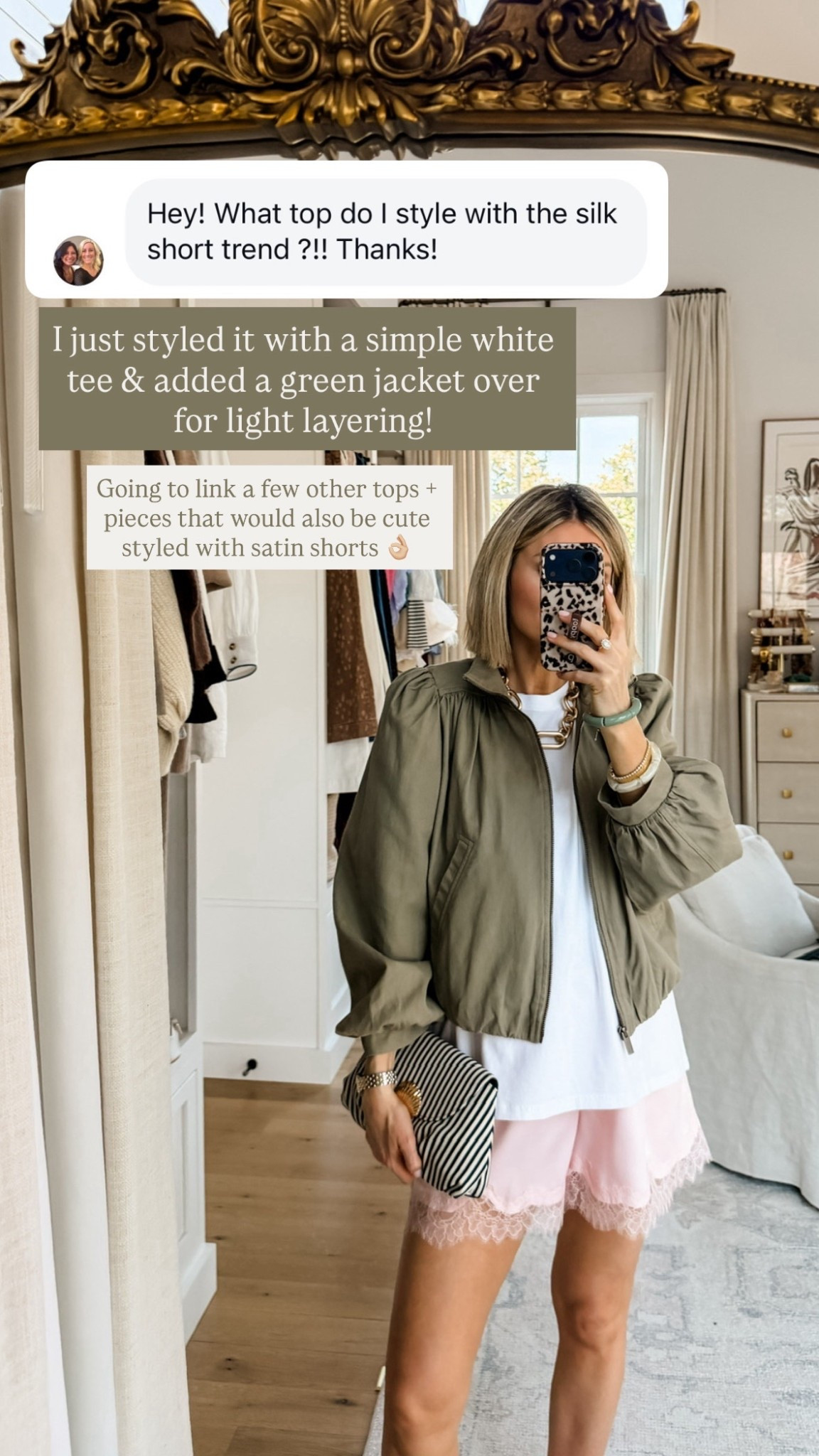 Loving the satin shorts trend 👏🏼 so many ways to style! Wearing S. 

Loverly Grey, Target find, Target fashion, spring fashion, spring outfit ideas, satin shorts, silk shorts 

#LTKSeasonal #LTKootd
