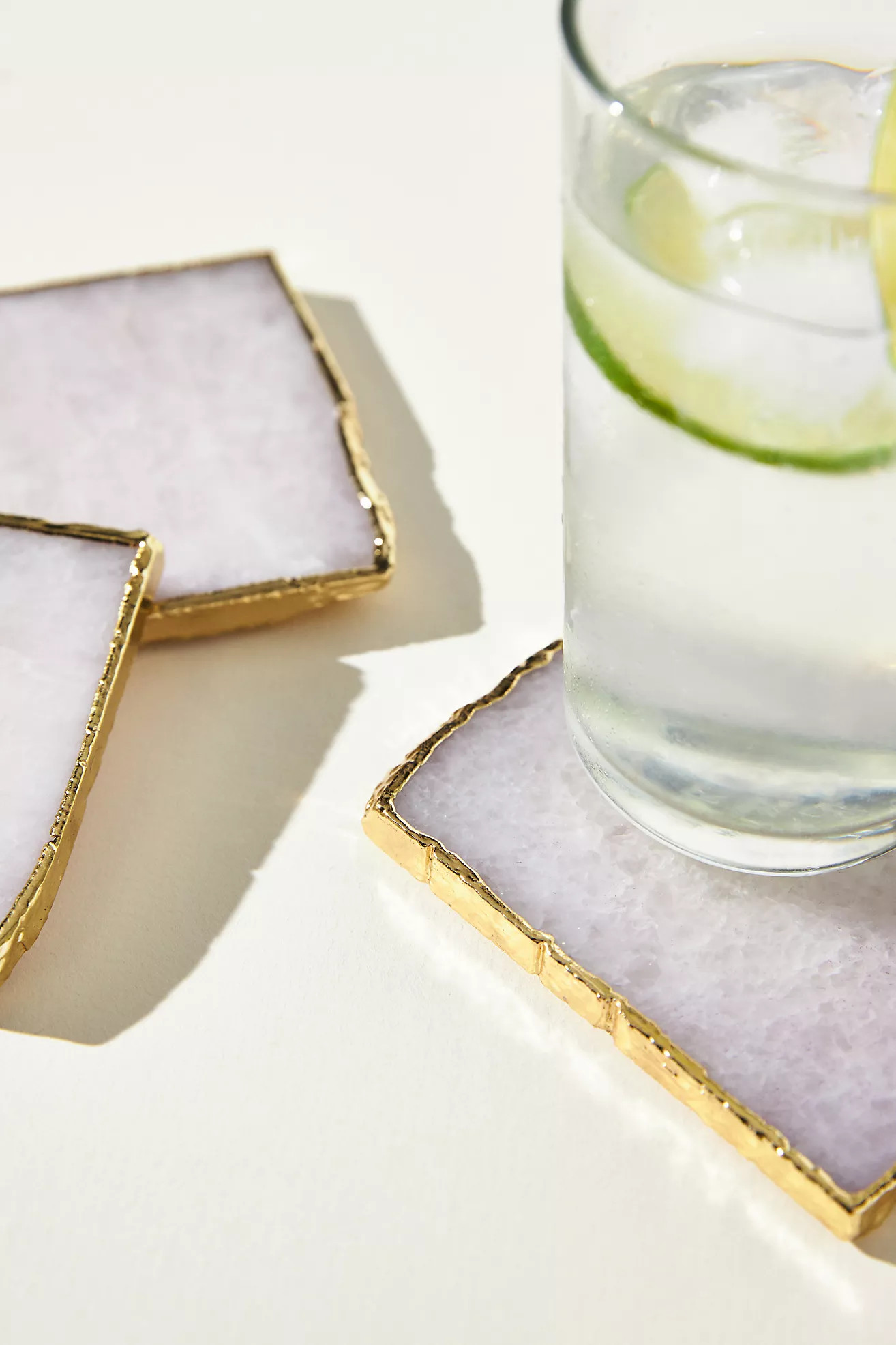 Gilded Agate Coaster | Anthropologie (US)