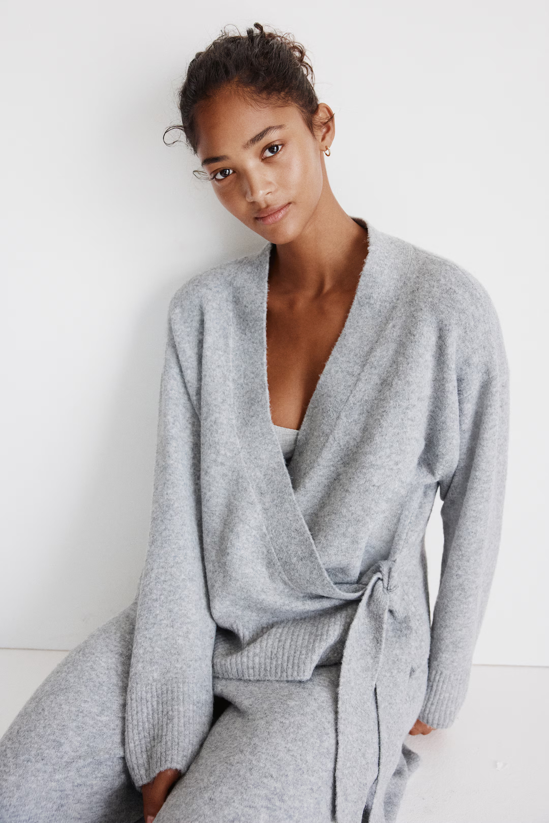 Knitted wrap cardigan | H&M (UK, MY, IN, SG, PH, TW, HK)