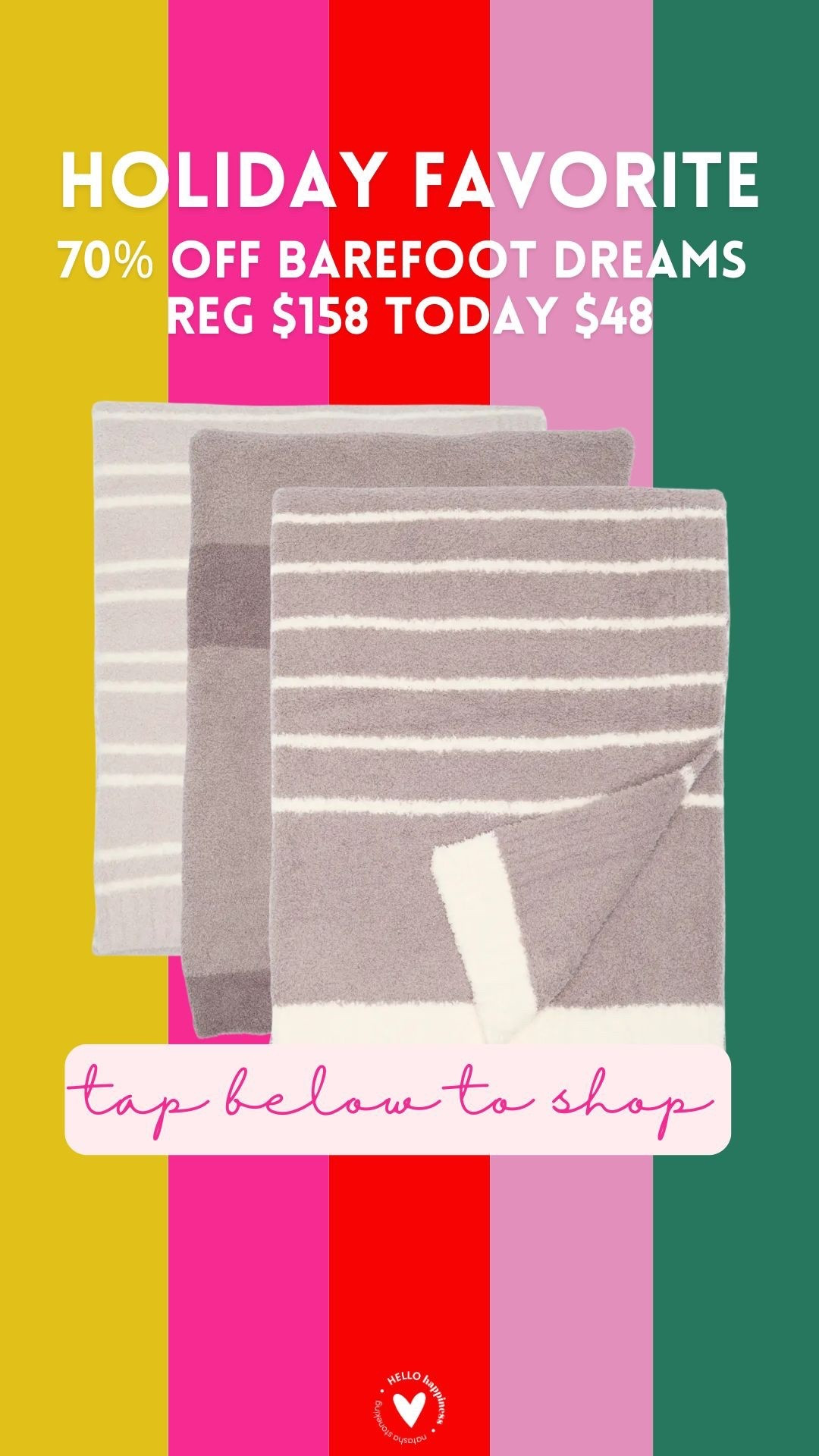 Holiday favorite | barefoot dreams 70% off 

#LTKHoliday #LTKGiftGuide #LTKSaleAlert