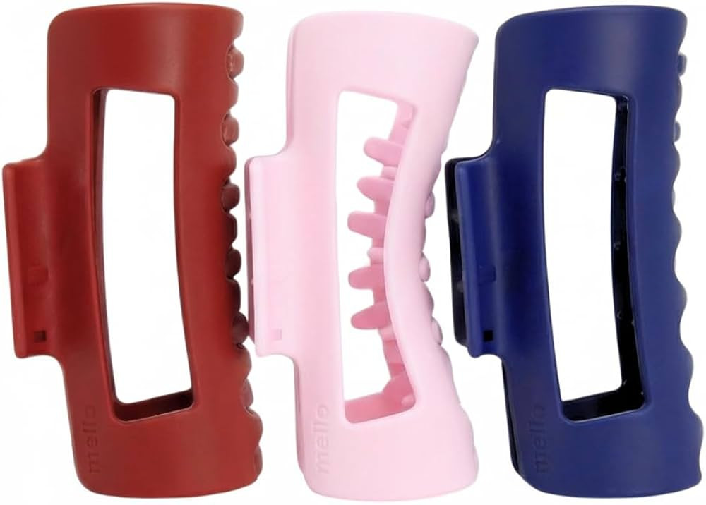 The Original Mello Hair Claw Clip Squishy Claw Clip Made in Korea Patent Pending 30021976 (Pink, ... | Amazon (US)