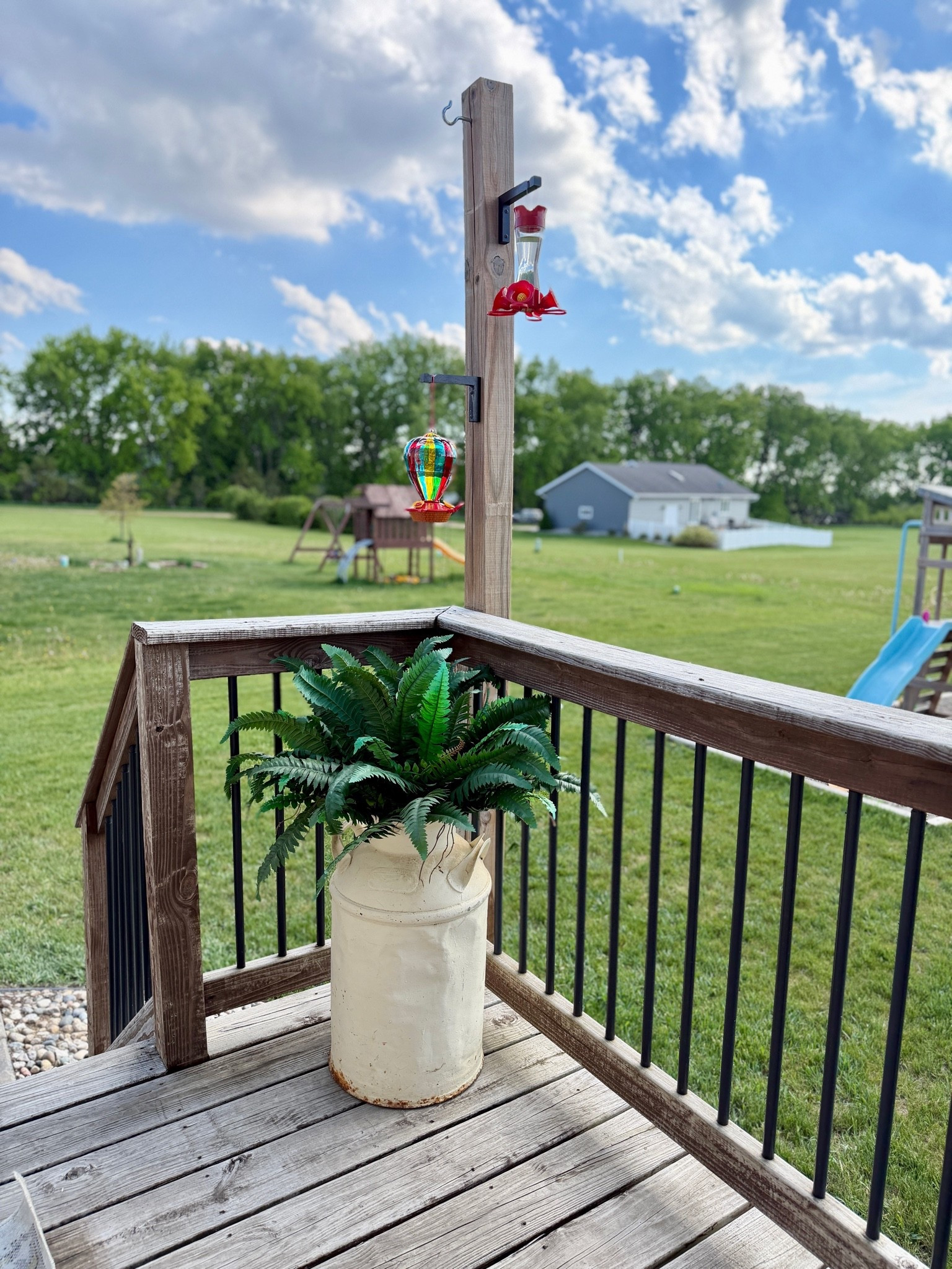 These faux ferns are perfect for hot summers on our deck!

#LTKHome #LTKmomlife