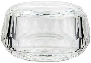 DONOUCLS Crystal Candy Dish, Nut Bowl with Lid 3" x 4.7" Decorative Crystal Bowl&Jar for Home Wed... | Amazon (US)