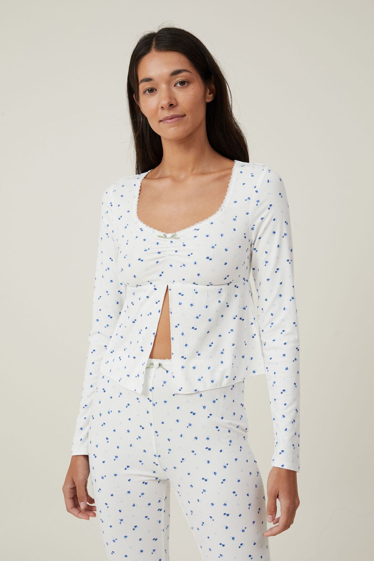 Sleep Ribbed Long Sleeve | Cotton On (ANZ)