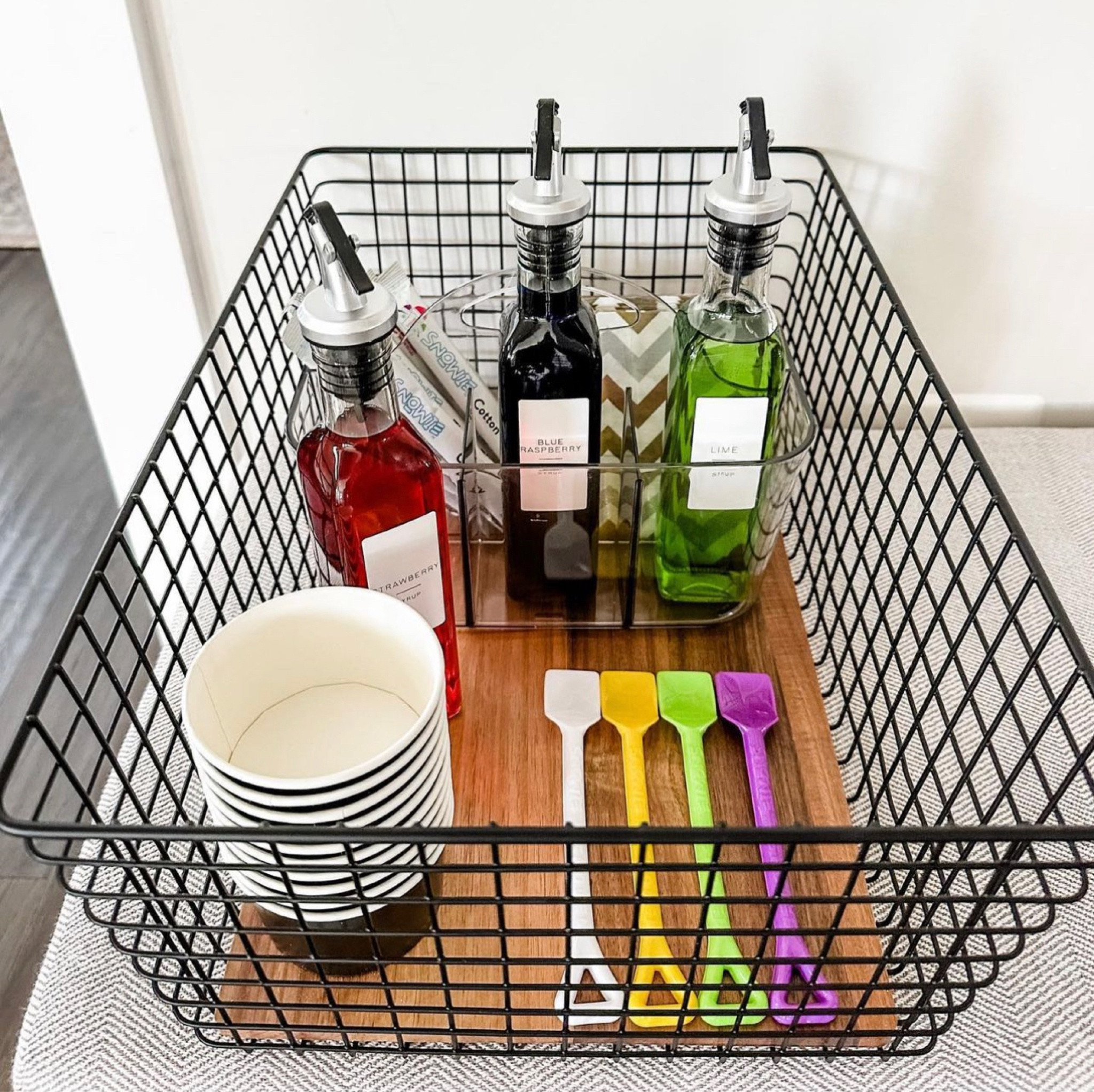 Organized Snow Cone Station

#snowcone #syrup #basket #organization #neatmethod #momease #dispenser #cups #dessert

#LTKxPrime #LTKhome #LTKfindsunder100