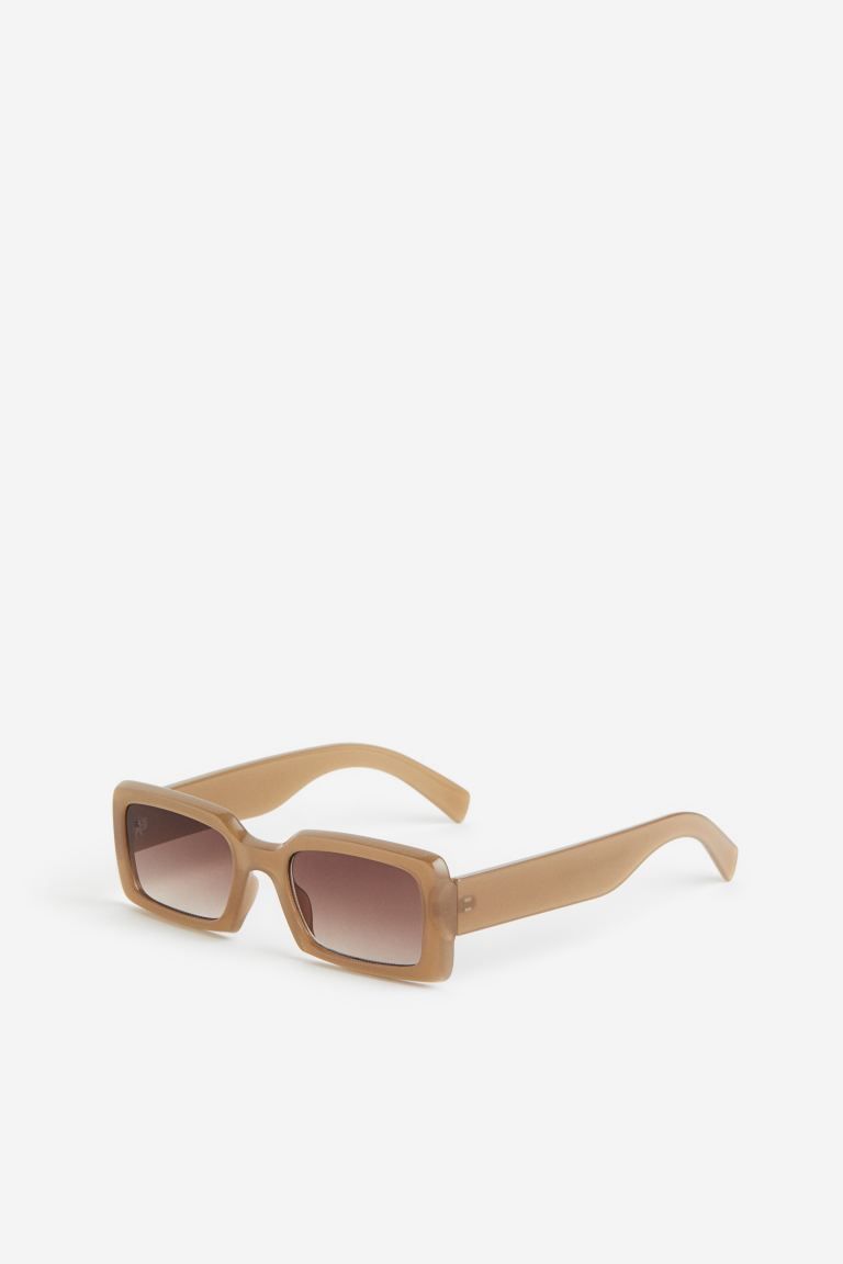 Rectangular Sunglasses - Gray - Men | H&M US | H&M (US + CA)