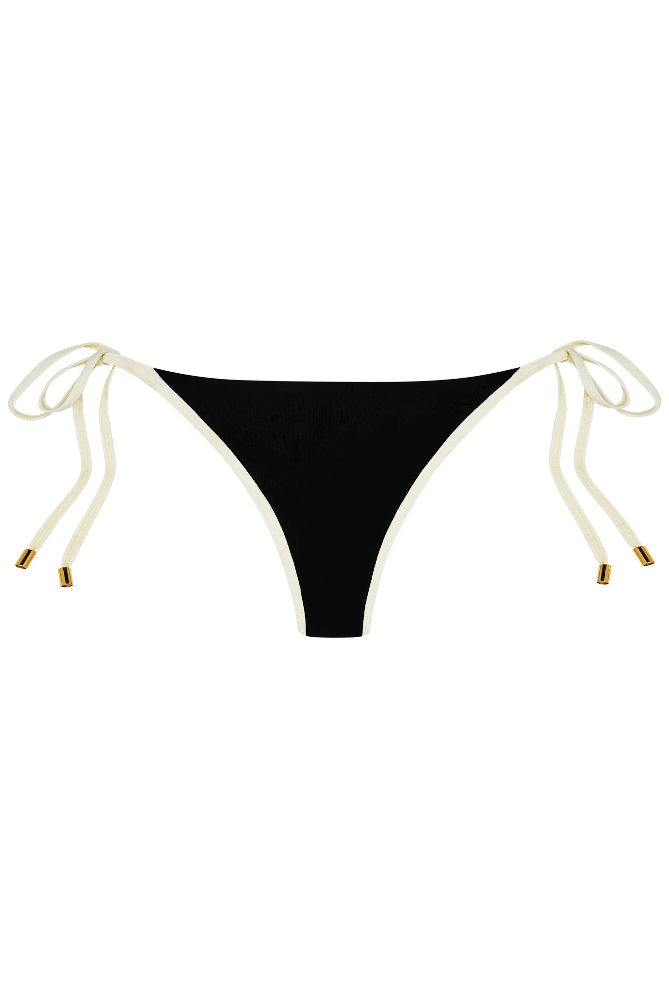Le Marais Bottom - Black/Ivory | Monday Swimwear