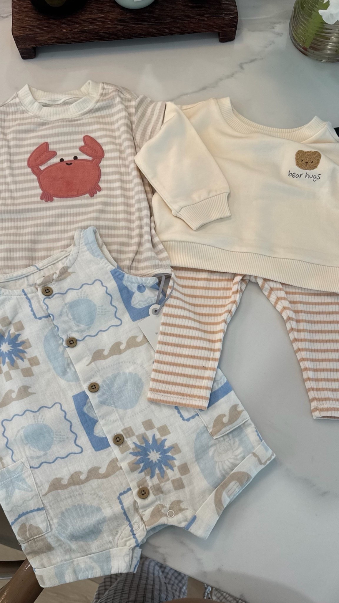 Impatiently waiting for little man’s arrival so he can wear these adorable sets 🫶🏼🥰

#momlife #babyoutfits #babystyle #ootd

#LTKBump #LTKootd #LTKmomlife #LTKSeasonal #LTKKids #LTKBaby