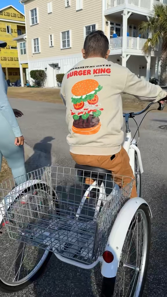 A 3-wheel bike for special needs adults isn’t just exercise… it’s independence, confidence, and emotional regulation all in one. 🚲✨

Biking has been shown to help with anxiety, OCD tendencies, and mood regulation in adults with special needs — and watching John ride his new bike from Santa is proof that movement can be both therapeutic and joyful.

Adaptive activities like this are powerful tools for the Down syndrome community and beyond. I’ve linked similar 3-wheel bikes and adaptive options here for families who have been asking.

If you’re looking for ways to encourage independence and healthy habits for your adult with special needs, this is a beautiful place to start. 🤍

#SpecialNeedsCommunity #DownSyndromeAwareness #AdaptiveActivities #AnxietySupport #InclusiveLiving

#LTKdayinmylife #LTKfitnessgoals #LTKHome