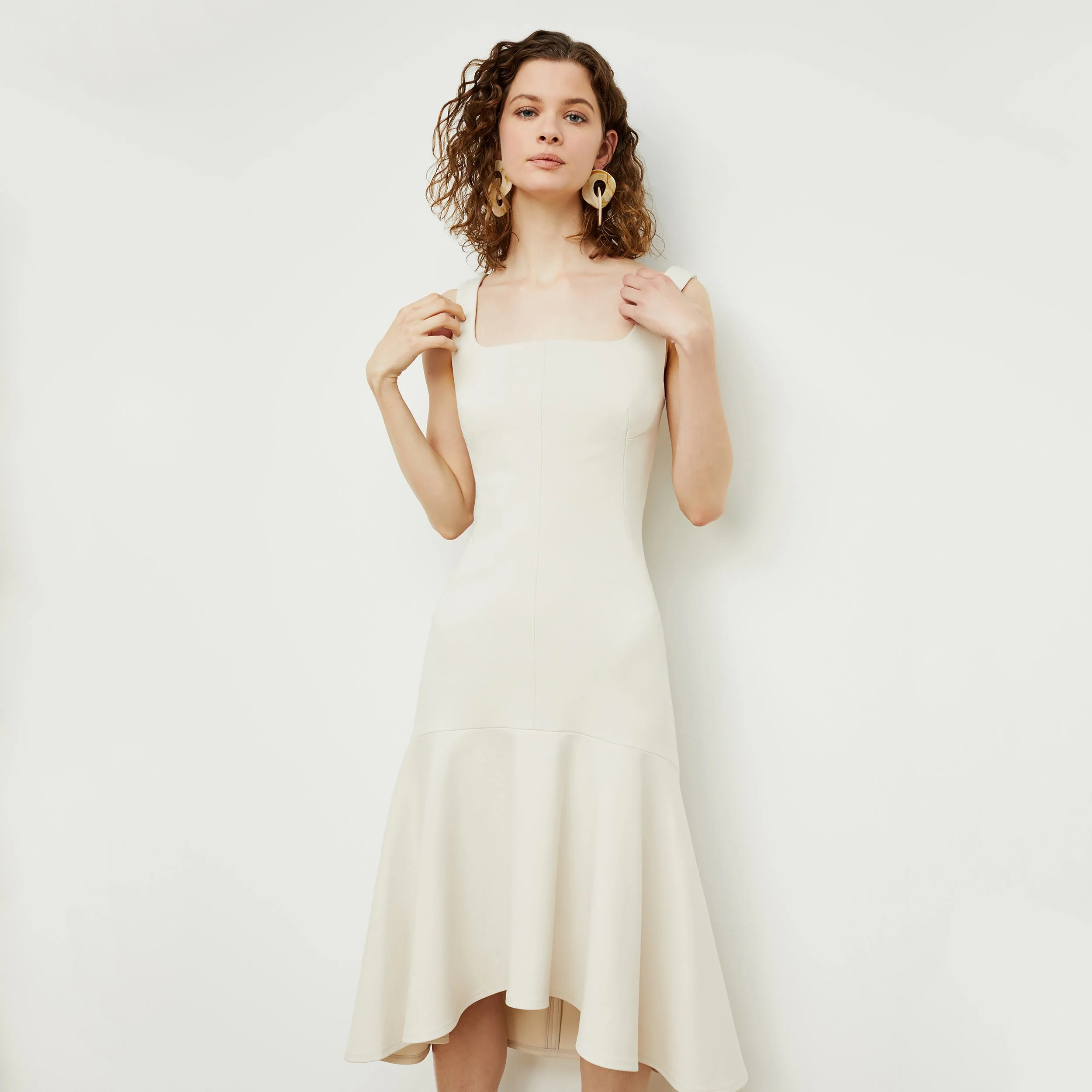 James Dress - Washable Ponte :: Pearl | MM LaFleur
