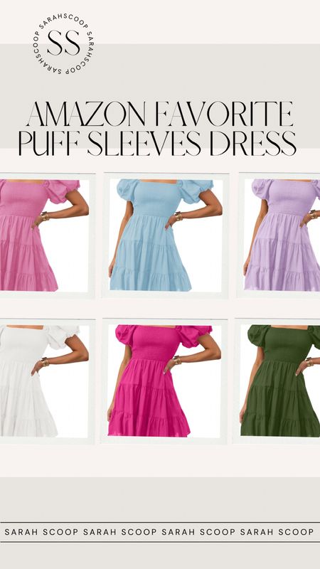 A must have this summer! Puff sleeves are so in! This cute baby doll dress is available in so many colors! 

#LTKstyletip #LTKFind #LTKSeasonal