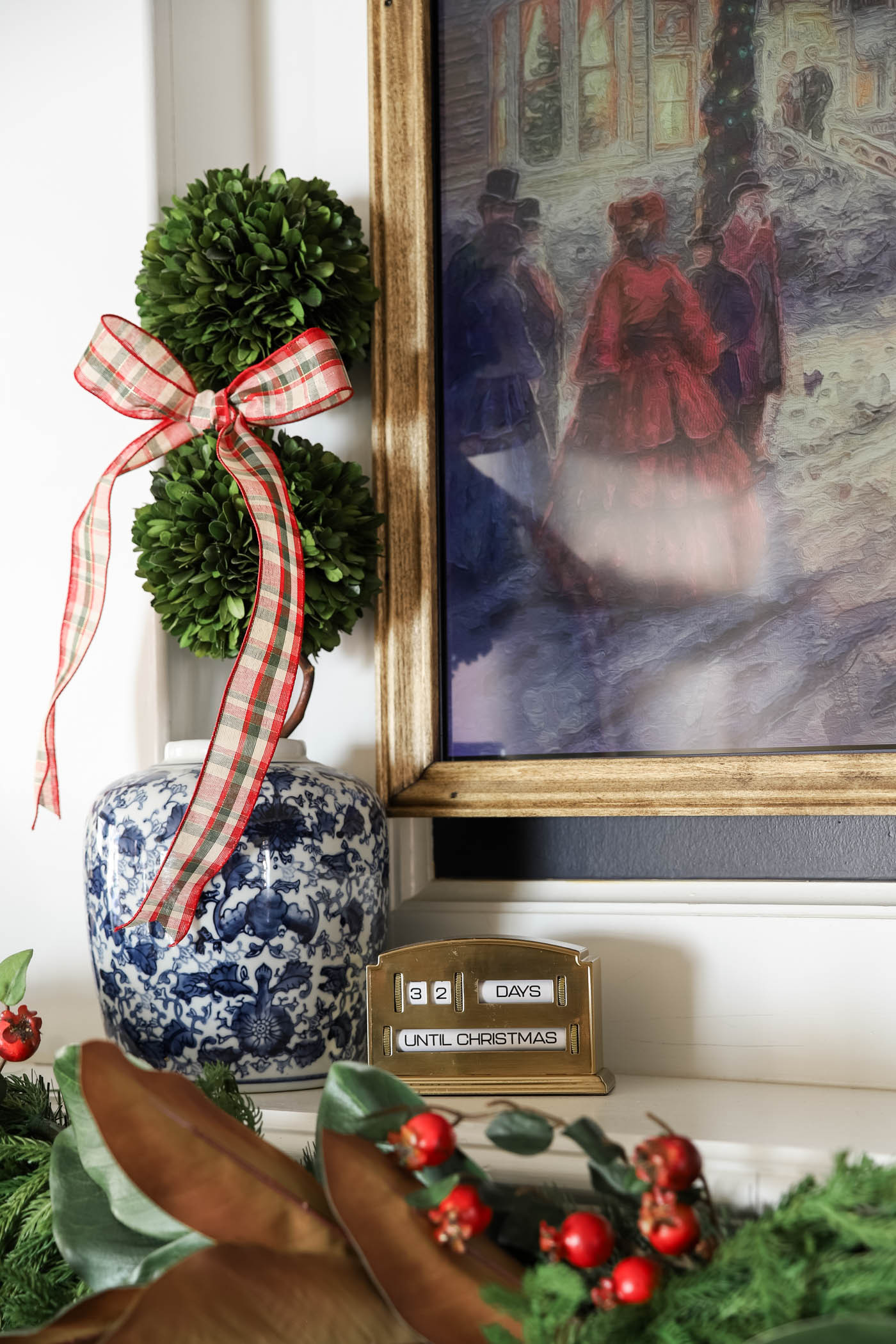 Cute and simple mantel decor! 

#LTKCyberWeek #LTKHome #LTKHoliday
