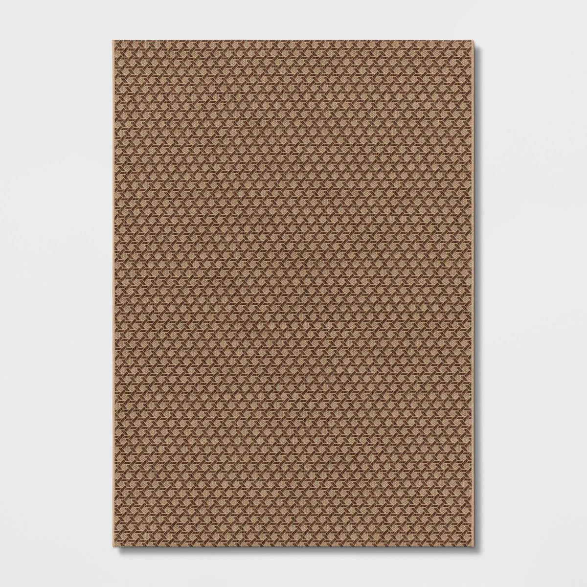 5'3"x7' Cane Weave Outdoor Rug Tan - Threshold™ | Target