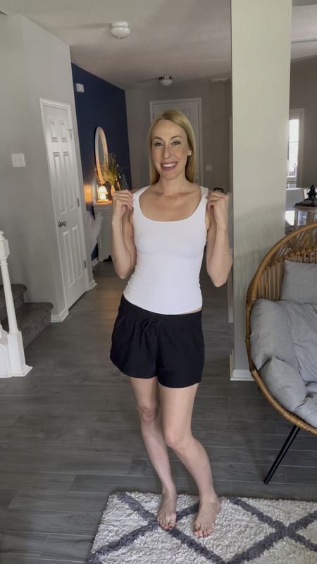 This top and shorts are so soft and I can’t stop wearing them 
🩵 great for travel, lounging and running errands 

#LTKFindsUnder50 #LTKStyleTip #LTKVideo