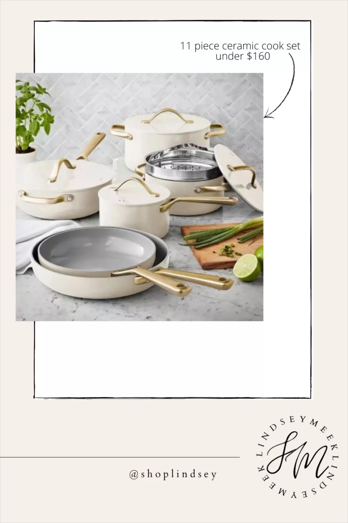 Member's Mark 11-Piece Modern Ceramic Cookware Set (Assorted