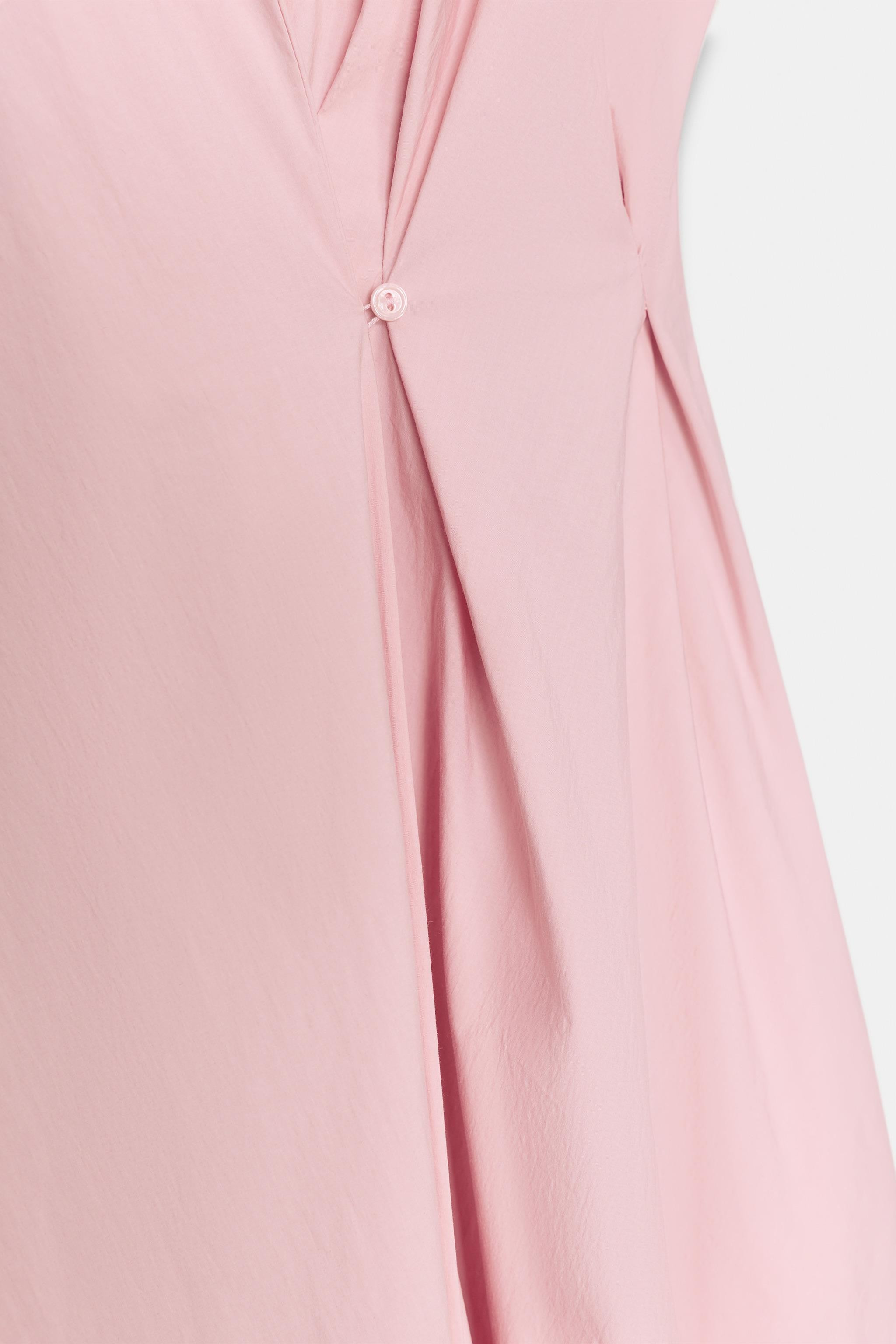 ZW COLLECTION PLEATED POPLIN DRESS | Zara US