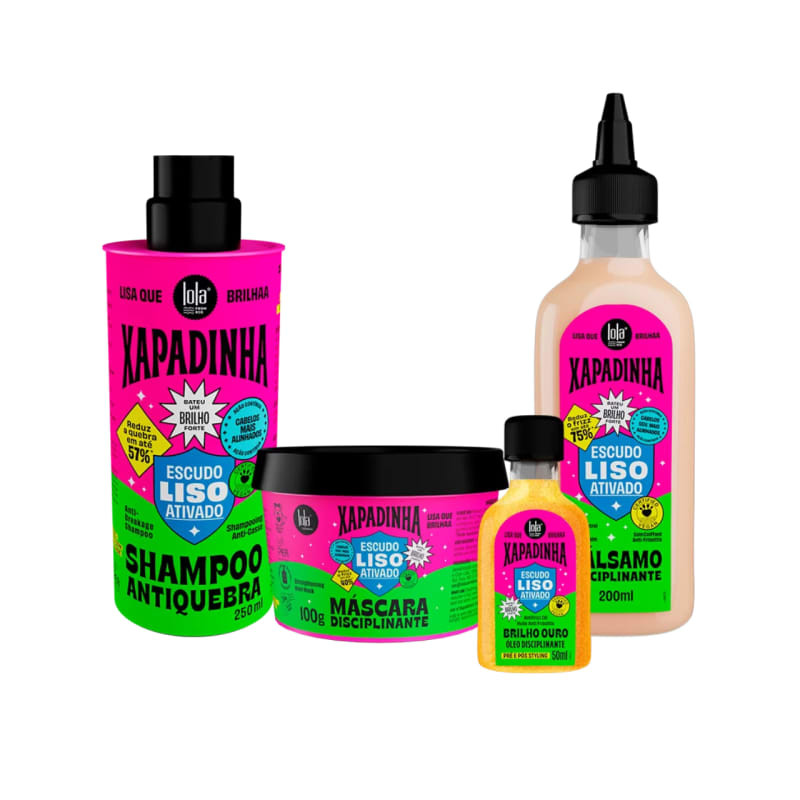 Lola Kit Xapadinha Shampoo, Balsamo, Oleo e Mascara 100g 
            
                 - 4 Itens | Beleza Na Web (BR)