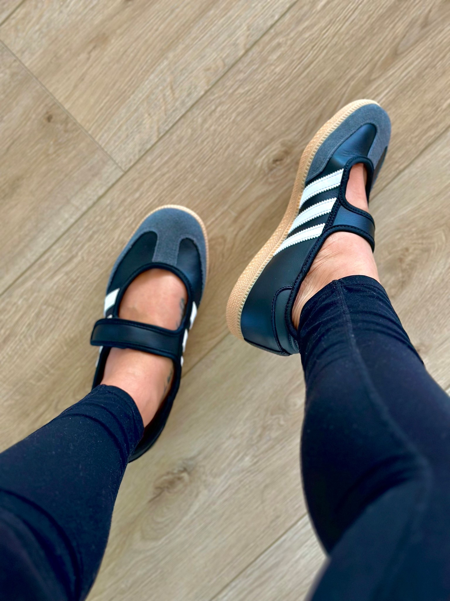 If you’ve been influenced by the Adidas Samba Mary Jane sneakers… same. I get it now 😭👏🏽

These are the perfect mix of sporty + girly. Styled them super simple with black leggings for an easy everyday outfit, but they instantly make it look more put together.

They’re lightweight, comfortable, and give that effortless “cool mom on the go” vibe that are perfect for errands, school drop-offs, or track mornings. I grabbed the black pair and the red because I already knew they were about to be on repeat all spring and summer.

If you love a good casual outfit, athleisure look, or trendy sneaker moment… these are it.

#adidassamba #maryjaneshoes #trending sneakers #athleisurestyle #momstyle #casualoutfits #everydaystyle #springstyle #ltkshoecrush #comfortablefashion @adidas 


#LTKgrwm #LTKootd #LTKmomlife