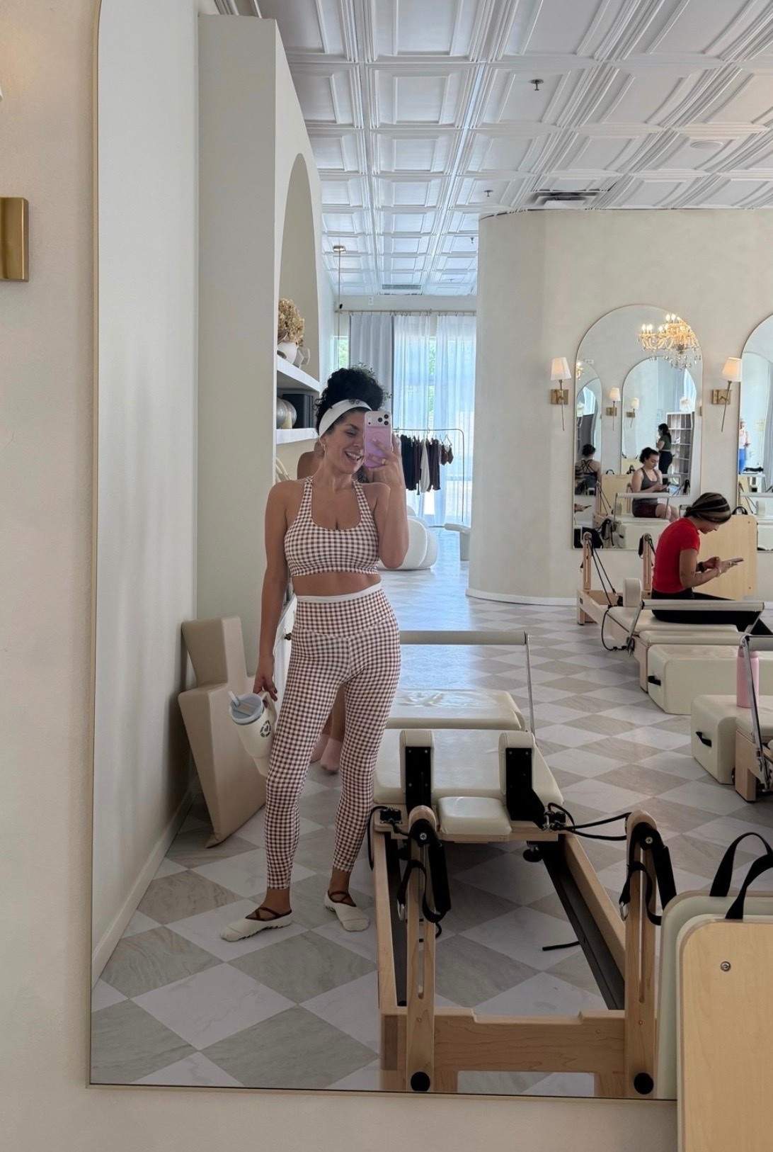 Pilates days, matching sets, and a little gingham moment 🤎✨ This one is too cute not to share.

#PilatesStyle #ActivewearLook #PilatesOutfit #WorkoutWear #MatchingSet #AthleisureStyle #PilatesGirl #WellnessLifestyle #LTKFitness #EverydayStyle

#LTKdayinmylife #LTKfitnessgoals #LTKootd