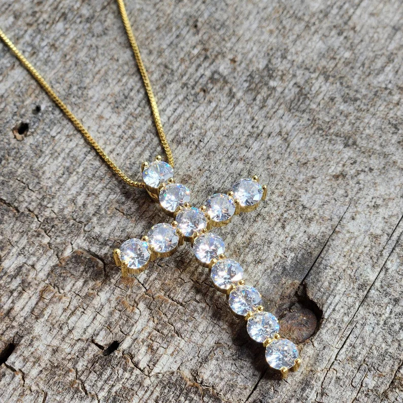Cali Cross Necklace - Etsy | Etsy (US)