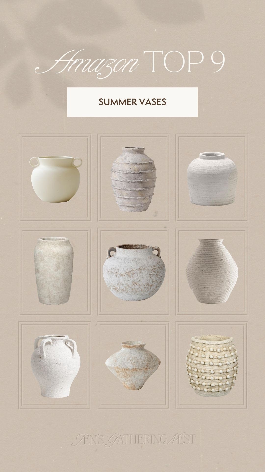 Vases are the easiest way to refresh your space…organic textures, neutral tones and pieces that instantly elevate any room. 🌿

#amazonhome #vasedecor #summerdecor #neutralhome #organicmodern #homedecorfinds #stylinginspo #cozyhome #interiorstyle #decortips

#LTKHome #LTKHome