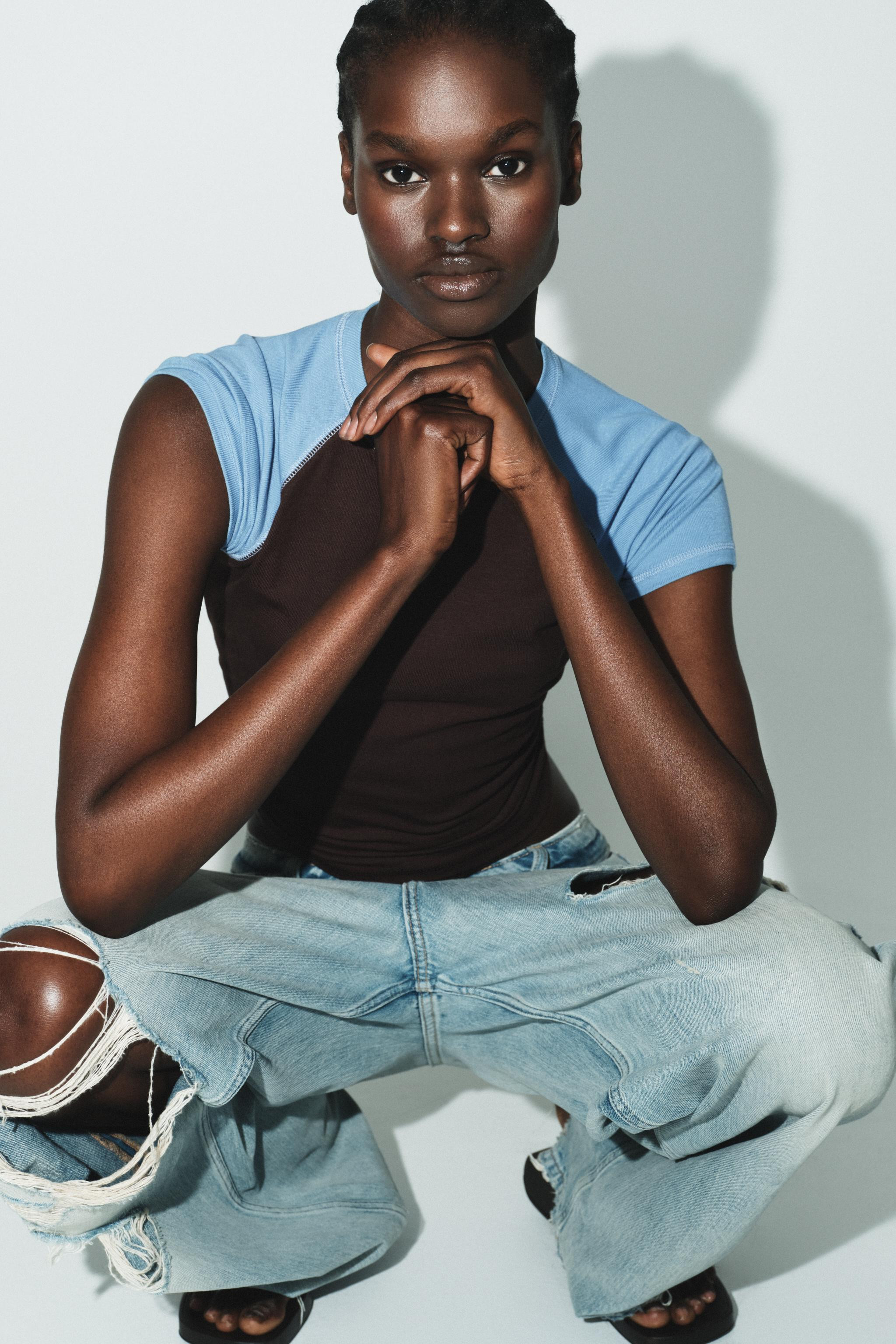 SHORT SLEEVE RAGLAN T-SHIRT | Zara US