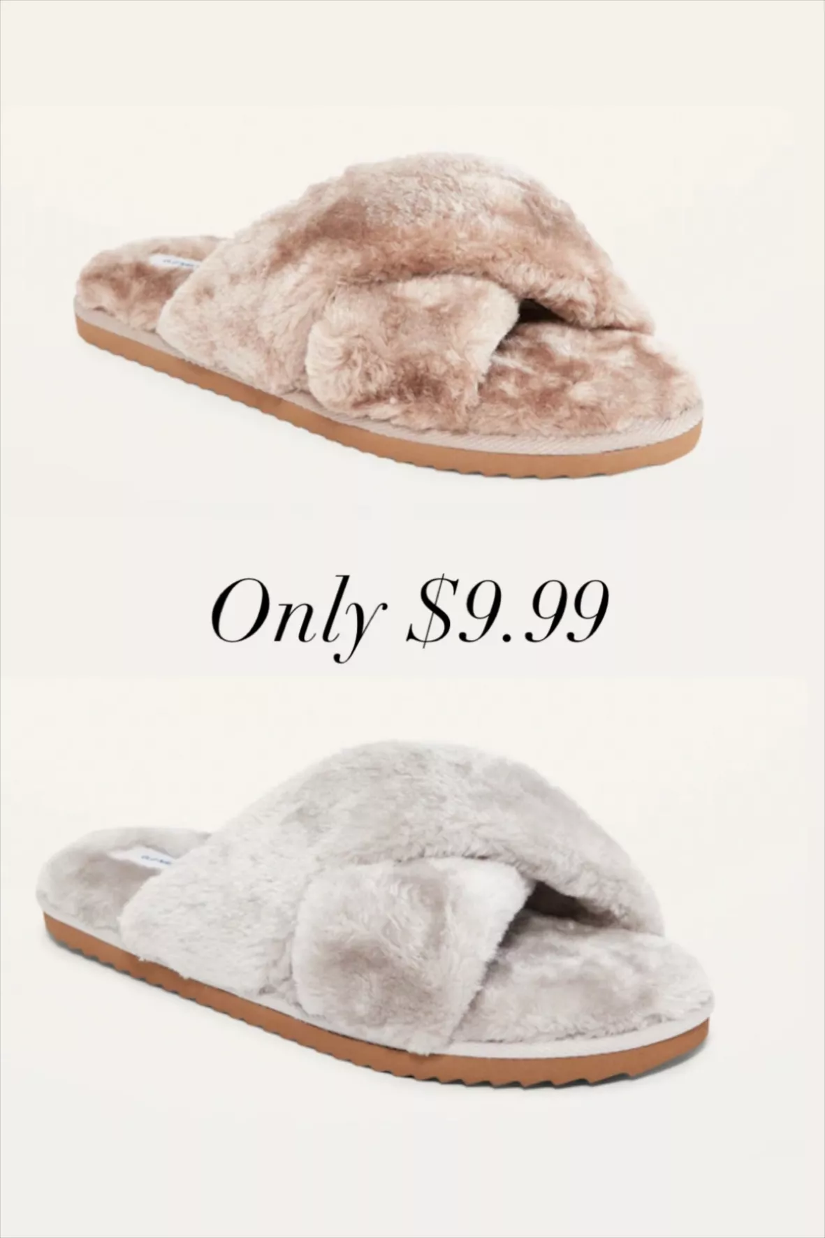 Fuzzy Slippers for Women-Cross … curated on LTK