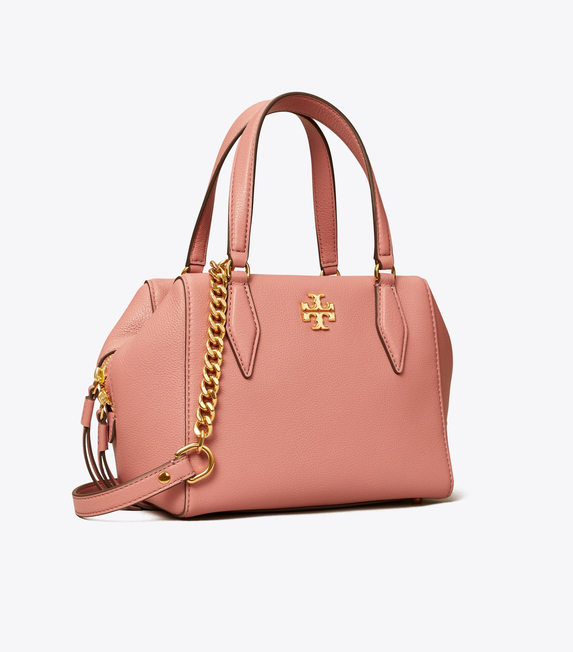 Kira Pebbled Small Satchel | Tory Burch (US)