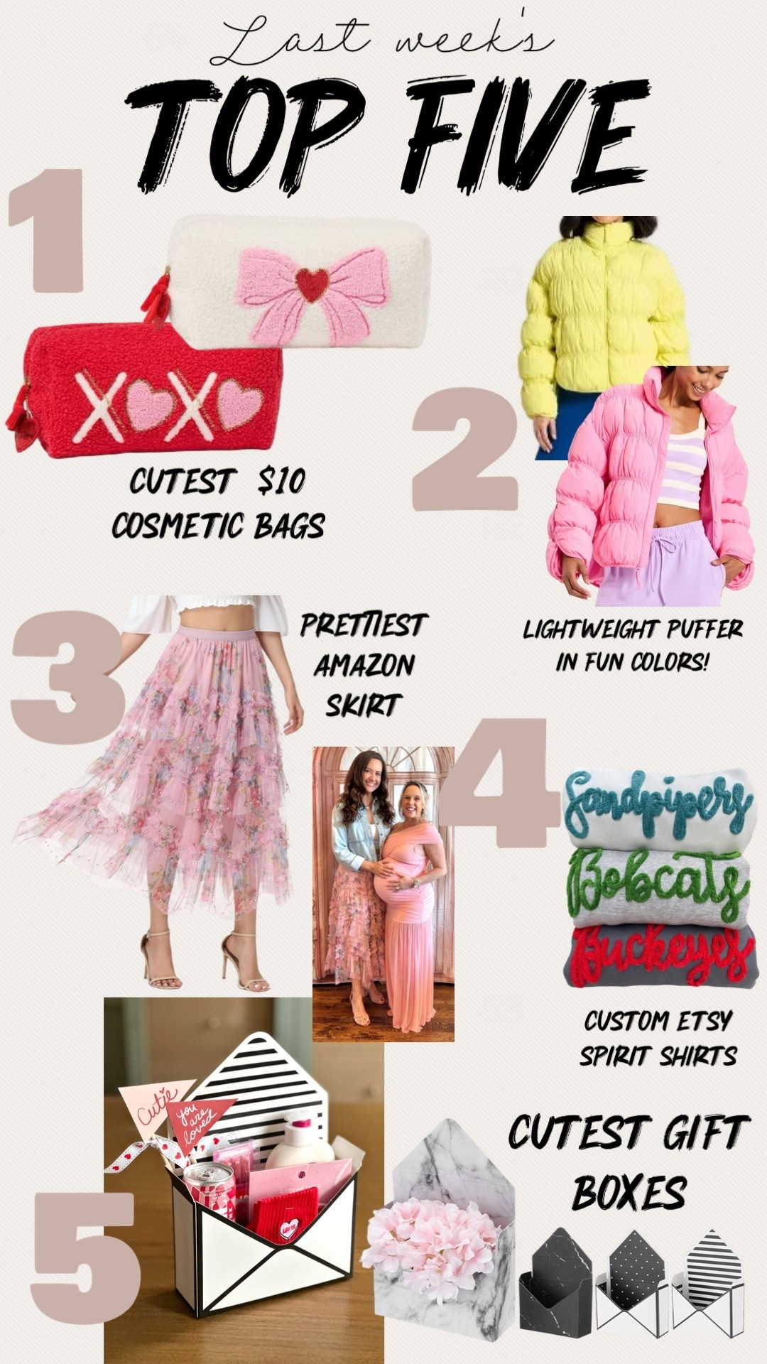 Last week's top 5 best sellers❤️
.


#LTKSeasonal #LTKSaleAlert #LTKOver40