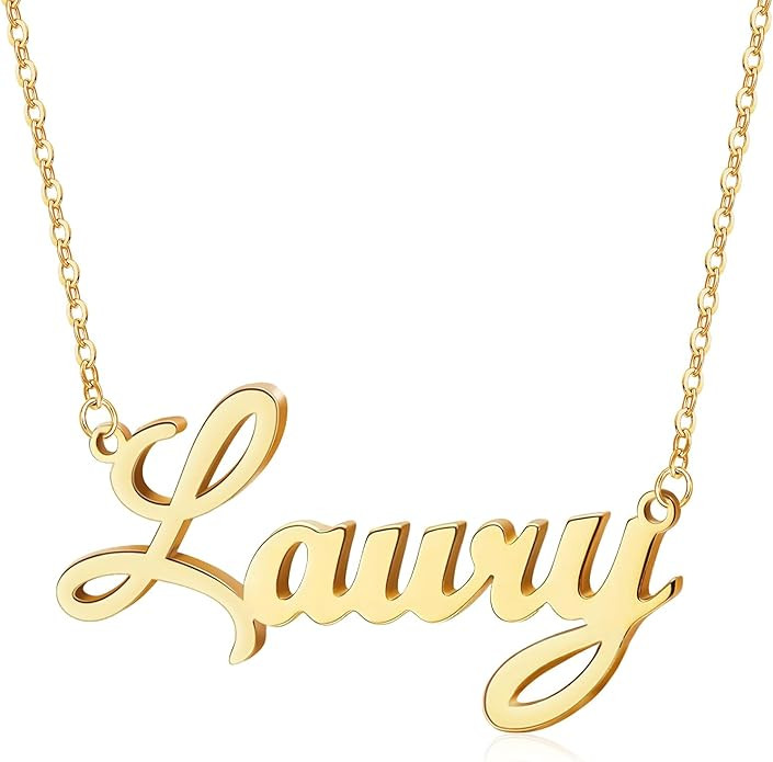 DayOfShe Custom Name Necklace for Women Gifts, 18K Gold Plated Layered Names Necklace Personalize... | Amazon (US)