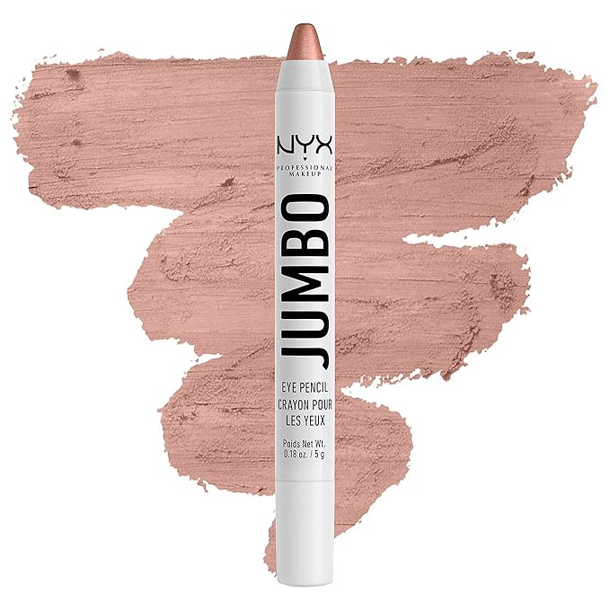NYX PROFESSIONAL MAKEUP Jumbo Eye Pencil, Eyeshadow & Eyeliner Pencil - Iced Latte (Mauve) | Amazon (US)