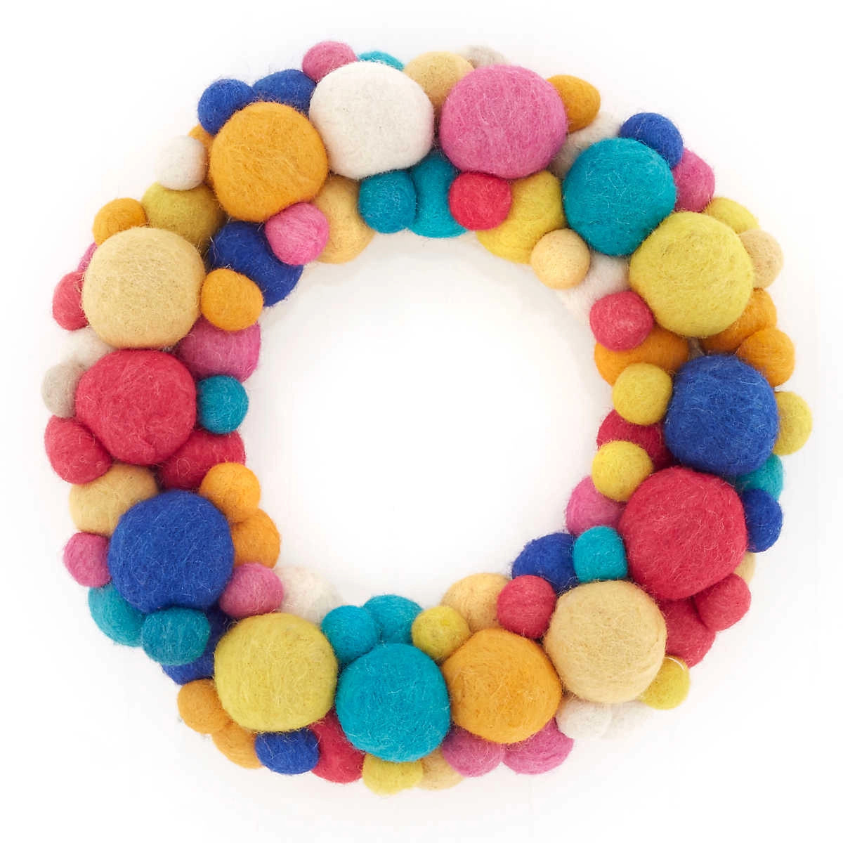 Pom Pom Multi Wreath | Annie Selke