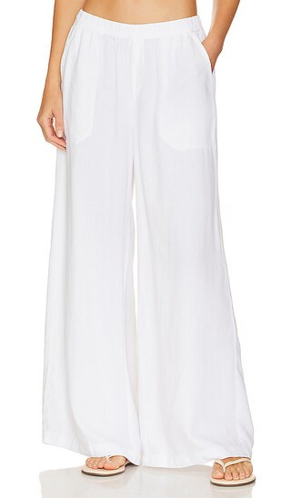 Splendid Angie Crop Palazzo Pant in White. - size XS (also in L, M, S) | Revolve Clothing (Global)