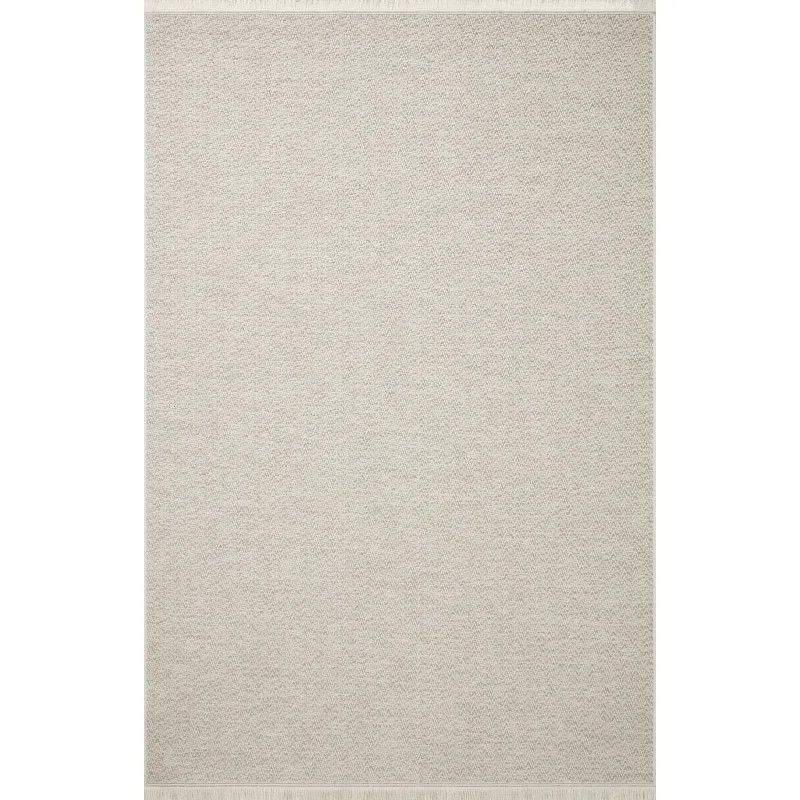 Amber Lewis x Loloi Malibu Ivory / Dove Indoor / Outdoor Area Rug | Wayfair North America