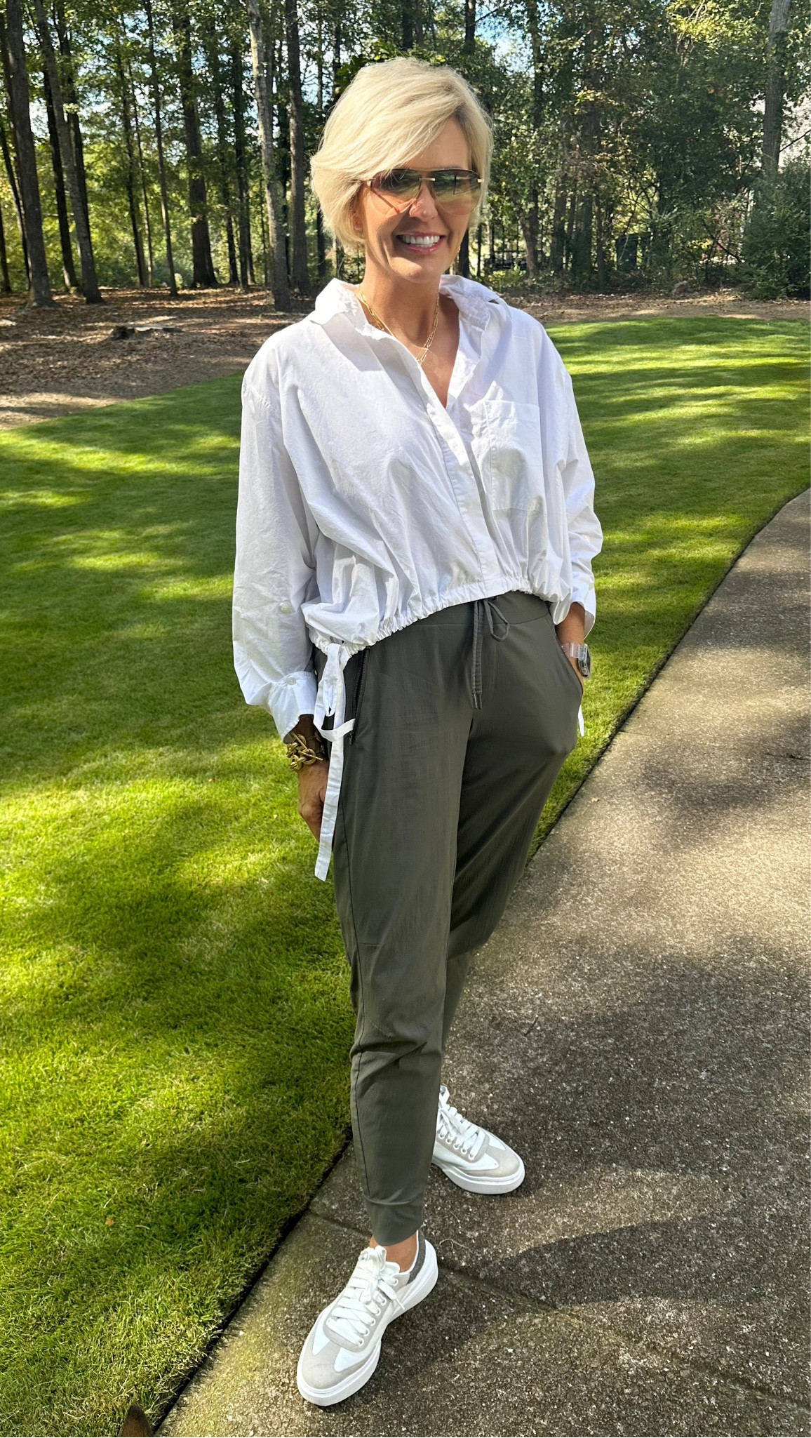 White shirt lovers UNITE!
#whiteshirt Classic #citizensofhumanity #athleta #sketchers 

#LTKstyletip #LTKbeauty #LTKover40